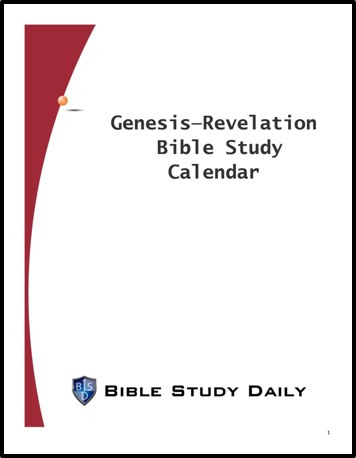 genesis to revelation bible study pdf